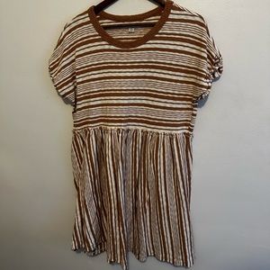 American Eagle Striped Dress Large